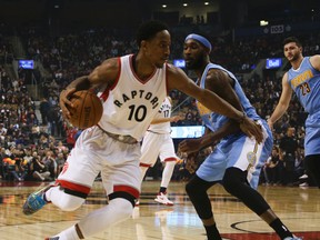 Heading into play on Friday, Raptors' DeMar DeRozan led the NBA in scoring. (Jack Boland/Toronto Sun)