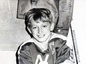 A young Wayne Gretzky played in the Belleville Shrine Club bantam hockey tournament before going on to super-stardom in the NHL. (Edmonton Journal)