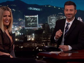 Khloe Kardashian during an appearance on ABC's 'Jimmy Kimmel Live!'(WENN.com)