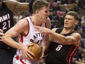 Raptors rookie Jakob Poeltl has become a contributor far sooner than anybody could have expected. (Craig Robertson/Toronto Sun)