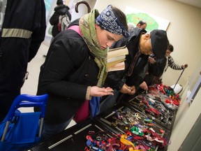 The annual OC Transpo's unclaimed items sale took place Saturday November 5, 2016 at Heartwood House.