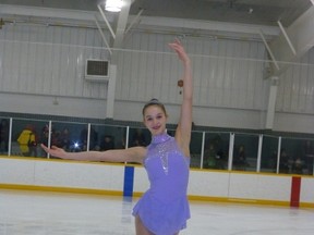 Sudbury Skating Club's Madeline Baron competed at Northern Ontario Sectionals in Thunder Bay on the weekend.