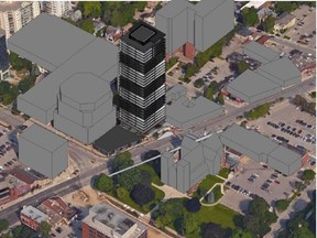 Concept for tower at 515 Richmond St.