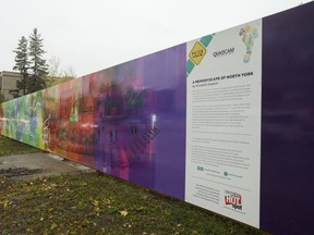 A city-funded mural at 700 Sheppard Ave.W. (ERNEST DOROSZUK, Toronto Sun)