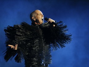 FILE PHOTO - Neil Francis Tennant , singer and songwriter, with band mate Chris Lowe, of the Pet Shop Boys, when they performed at the Sony Centre back in 2013. Stan Behal/Toronto Sun/Postmedia Network