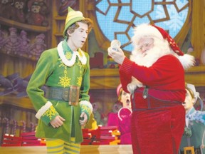 Buddy finds out he just doesn?t cut it as an one of Santa?s helpers in Elf: The Musical, playing Wednesday at Budweiser Gardens. (Special to Postmedia News)