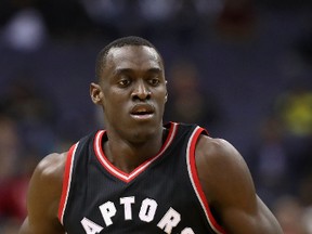 Pascal Siakam of the Toronto Raptors runs up the floor against the Washington Wizards in the first half at Verizon Center on Nov. 2, 2016 in Washington. (Rob Carr/Getty Images)