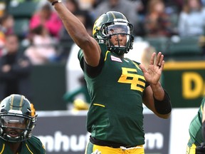 James Franklin gives Eskimos fans hope that the team will be in good hands should Mike Reilly leave the team for any reason. (Ed Kaiser)