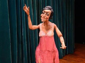 A puppet from the collection of master puppeteer Ronnie Burkett's show at the McManus Theatre in London, Ontario on Monday Nov 7, 2016. (MORRIS LAMONT, The London Free Press)