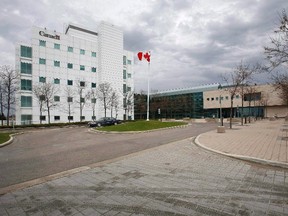 The National Microbiology Laboratory in Winnipeg is shown in a Tuesday, May 19, 2009 photo. An employee at the National Centre for Foreign Animal Disease in Winnipeg may have been exposed to the Ebola virus. THE CANADIAN PRESS/John Woods