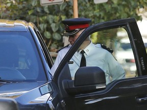 A senior Toronto police official was present at the Toronto home of Meghan Markle who is believed to be dating Price Harry. He escorted another woman into the house and noted media licence plates on Friday November 4, 2016. Michael Peake/Toronto Sun/Postmedia Network