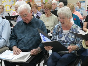 Tillsonburg Senior Centre Singers. (CHRIS ABBOTT/TILLSONBURG NEWS)