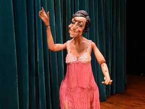 Rosemary Focaccia is a diva lounge singer among the more than 40 puppet characters of Ronnie Burkett. MORRIS LAMONT/The London Free Press