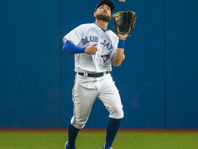 Kevin Pillar will be the only everyday outfielder returning to the Blue Jays as the team has likely moved on from Jose Bautista and Michael Saunders. (Ernest Doroszuk/Toronto Sun/Files)