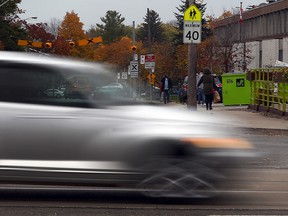 School zone in Toronto on Tuesday, November 8, 2016. (Dave Abel/Toronto Sun)