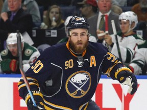 Sabres forward Ryan O’Reilly will likely be on the top line against the Sens tonight. (AP photo)