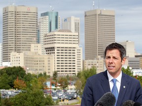 Mayor Brian Bowman is studying whether offering a tax freeze to owners of downtown surface parking lots would help spur development. (Brian Donogh/Winnipeg Sun file photo)