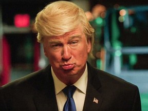 Alec Baldwin as Donald Trump.