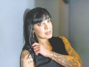 Vancouver singer-songerwriter Bif Naked (Beth Torbert) never wanted to write a book. But the India-born artist says her manager persuaded her to write her memoirs. (Christopher Katsarov/THE CANADIAN PRESS)