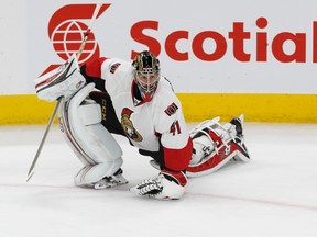 Senators goaltender Craig Anderson was the backup against the Sabres on Wednesday. (Ian Kucerak/Postmedia/Files)