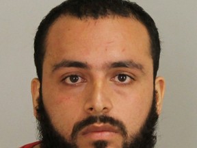 This Sept. 2016 file photo provided by Union County Prosecutor's Office shows Ahmad Khan Rahimi. He has an appearance Thursday, Nov. 10 in Manhattan federal court to face charges of detonating a pressure cooker bomb in New York City on Sept. 17 that injured more than 30 people. (Union County Prosecutor's Office via AP, File)