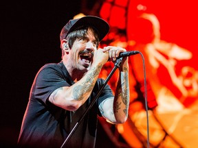Anthony Kiedis of Red Hot Chili Peppers performs at Lollapalooza in Chicago earlier this year. The band has been booked for MTS Centre on May 26. (Amy Harris/Invision/AP, File)