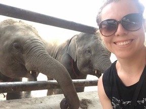 Alexandra Steven volunteered at an elephant sanctuary and rescue centre in Thailand as part of her gap year. She also volunteered in a tribal village in the mountains of Chiang Mai, where her responsibilities included elephant care and developing learning experiences for local schoolchildren.