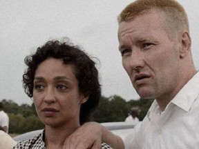 Ruth Negga and Joel Edgerton as Mildred and Richard Loving, on the set of the movie 'Loving,' being shot in Richmond, Va.(Ben Rothstein/Big Beach Films)
