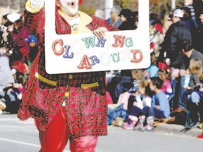 Toronto?s Santa Claus Parade is Nov. 20. Clowns were a big hit last year. (Postmedia News)