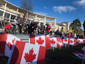 Remembrance Day ceremonies at Sunnybrook Veterans Centre on Friday, November 11, 2016. (Stan Behal/Toronto Sun)