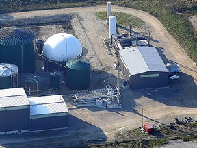A biogas facility in southeast London is drawing heat from neighbours.  StormFisher photo