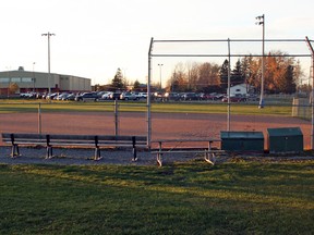 Diamonds at Cloverdale Park are among the softball and baseball fields around Kingston that have had repairs made to them. (Steph Crosier/The Whig-Standard)