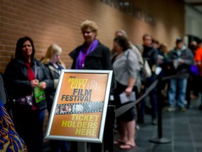 A lineup for opening night at the Forest City Film Festival at the Wolf Performance Hall at the downtown library. (Supplied photo)