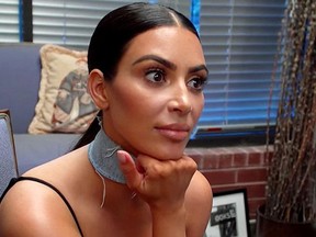 Doctors have warned Kim Kardashian that a third pregnancy could lead to 'life or death' complications during Sunday's episode of Keeping Up with the Kardashians. (Screen Capture)