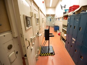 Segregation unit is pictured in this undated file photo as officials conducted a media tour of the Ottawa Carleton Detention Centre. (Wayne Cuddington/Postmedia Network)
