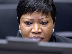This file photo taken on January 28, 2016 shows ICC prosecutor Fatou Bensouda at the International Criminal Court of The Hague. (Getty Images)