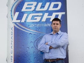 Jeff Robinson, president of SEIU branch local 1, says the union will grieve Labatt's decision to stop giving free beer to the company's retirees.  Derek Ruttan/The London Free Press/Postmedia Network  
Derek Ruttan