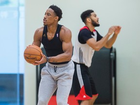 During his time at the Rio Olympics, DeMar DeRozan started his workouts at 5:30 a.m. with two trainers he paid to join him at the Games. (Ernest Doroszuk/Toronto Sun)