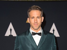 Actor Ryan Reynolds attends the 8th Annual Governors Awards hosted by the Academy of Motion Picture Arts and Sciences on November 12, 2016 at the Hollywood & Highland Center in Hollywood, California. (VALERIE MACON/AFP/Getty Images)