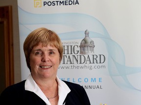 Sandra Gibson winner of the Kingston Whig-Standard Women in Business Feature Cover Award winner at the Kingston Holiday Inn Waterfront on Tuesday Nov. 15 2016 Ian MacAlpine /The Whig-Standard/Postmedia Network