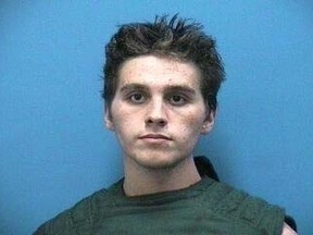 This Oct. 3, 2016, file photo, provided by the Martin County Sheriff's Office, shows Austin Harrouff. Public records released Monday, Oct. 31, 2016, show Harrouff, who is accused of killing a couple and chewing on the dead man's face told deputies, "Help me, I ate something bad" and then admitted it was "humans." (Martin County Sheriff's Office via AP, File)