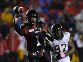 Ottawa Redblacks quarterback Henry Burris hopes to capture some of the magic that made him the CFL’s Most Outstanding Player a year ago.  (The Canadian Press)
