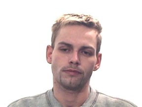 Dustin Paxton is shown in this Calgary Police handout photo. Alberta's top court has upheld the conviction of Paxton, who tortured and starved his roommate six years ago. (THE CANADIAN PRESS/HO, Calgary Police)