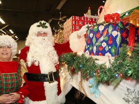 Santa and Mrs. Claus made a stop in Sudbury, Ont. on Wednesday November 16, 2016 to check over Santa's float. Santa will return to Sudbury on Nov. 19 to take part in the Greater Sudbury Santa Claus Parade. The parade starts at 5:30 p.m. John Lappa/Sudbury Star/Postmedia Network