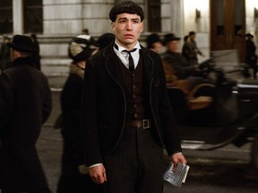 Ezra Miller plays Credence Barebone in the first Fantastic Beasts instalment. His tortured and abused young man is a pivotal character. (Supplied Photo)