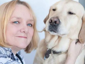 Joy Tomkinson died without the opportunity to see or say goodbye to her former service dog, Joel (Bruce Deachman, Postmedia)
