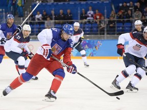 Micheal Frolik enjoyed his experience at the Sochi Olympics and would like to play again in 2018. (Getty Images)