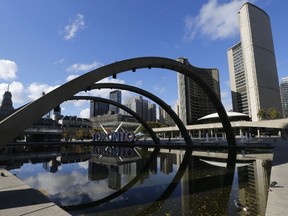 Nathan Phillips Square in front of Toronto City Hall (Michael Peake/Toronto Sun/Postmedia Network)