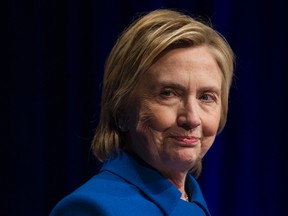 Hillary Clinton addresses the Children's Defense Fund's Beat the Odds celebration at the Newseum in Washington, Wednesday, Nov. 16, 2016. (AP Photo/Cliff Owen)