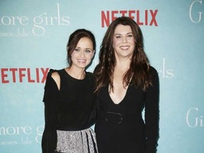 Alexis Bledel and Lauren Graham of "Gilmore Girls: A Year in the Life."